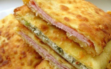 Сырные лепешки на кефире