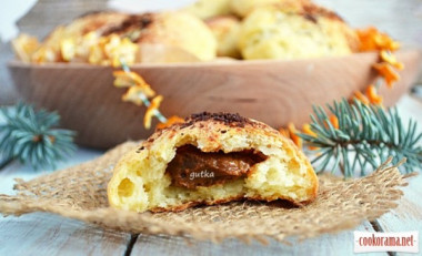 Сирне печиво із сгущенкою