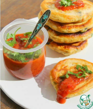 Закусочные оладьи в итальянском стиле 