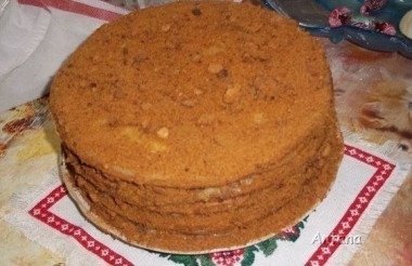 Медовик с заварным кремом