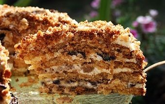 Медовик (без раскатывания коржей) 