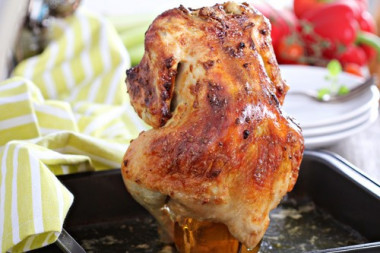 Курица на банке