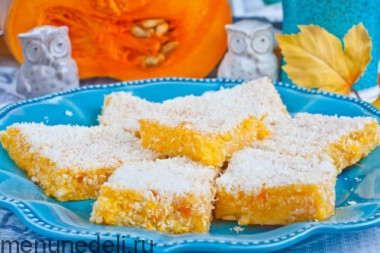 Тыквенно-лимонный манник имени