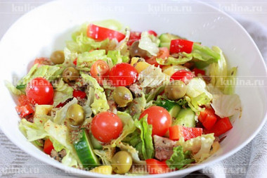 Салат из сайры