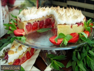 Пирог с клубникой по старинном австрийскому рецепту