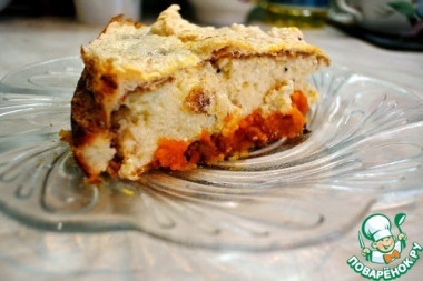 Воздушная творожно-тыквенная запеканка 