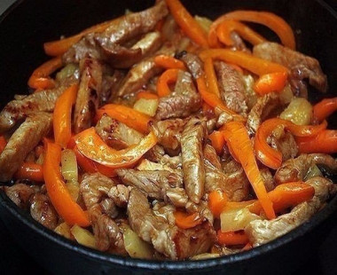 мясо по-тайски, ЛАГМАН  