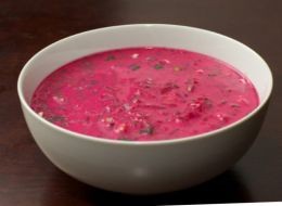 Литовский холодный борщ