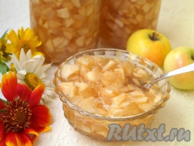Яблочный джем с лимоном