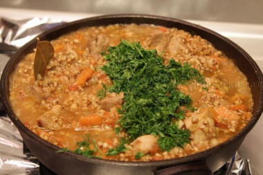 Гречка с мясом
