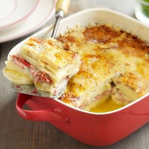 Запеканка картофельная с рыбой