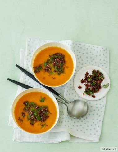 Süßkartoffel-Möhren-Suppe