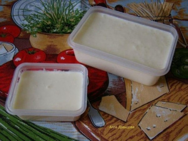 Домашний плавленный сырок "Янтарь"