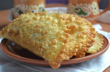 Чебуреки на заварном тесте