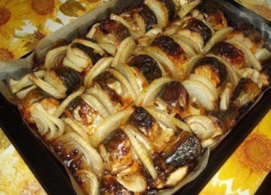 Скумбрия, запеченная в духовке