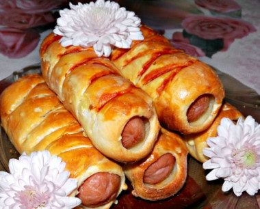 Венские сосиски в тесте