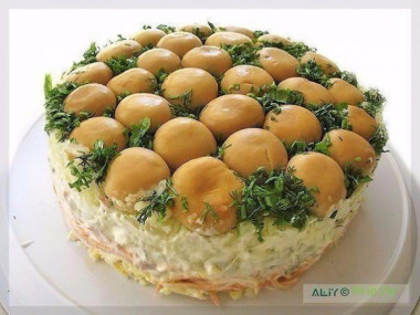 Салат "Грибная поляна"