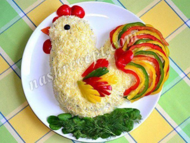 Салат "Петушок"