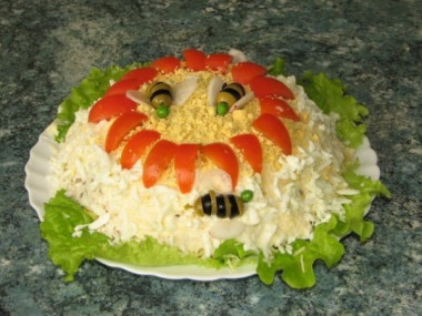 Салат "Лужок"