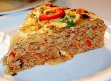 Капустный пирог "Ленивец"