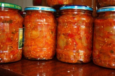 Вкусное лечо из кабачков и баклажанов