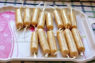 Нежнейшие домашние куриные сосиски