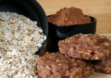 Шоколадно-овсяное печенье 