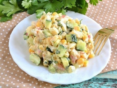 Салат "Снежный краб"