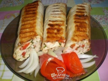 Хрустящие рулеты из лаваша