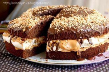 Торт "Сникерс"2