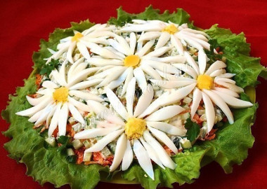 Салат "Ромашковый"
