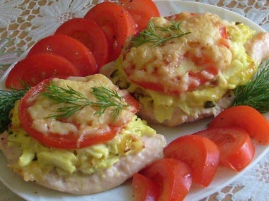 Отбивные с овощами