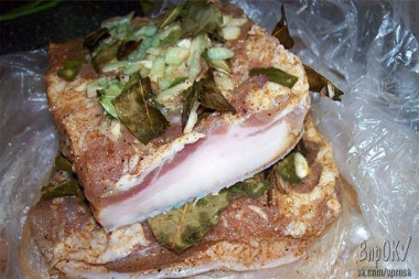 Засолка сала сухим способом