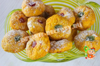 Морковно-овсяное печенье с орехами и шоколадом