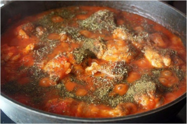 Чахохбили из куриных голеней