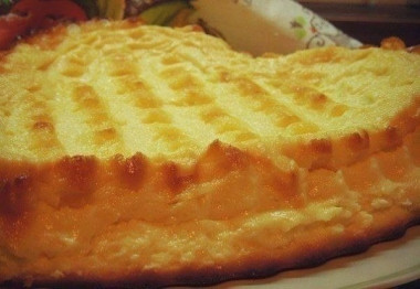 Творожная запеканка со сгущенкой