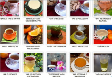 Рецепты чая