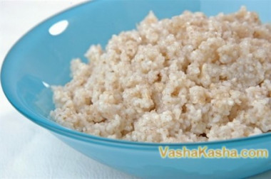 ячневая каша на молоке 