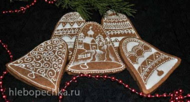 Имбирно-коричные пряники без яиц!