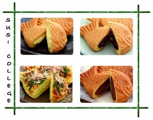 Печенье тайяки в форме рыбки