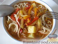 Лагман вегетарианский