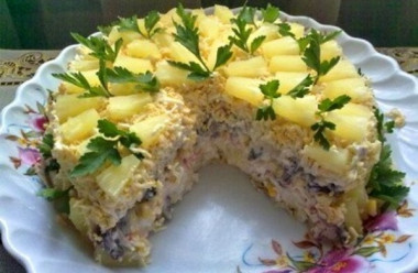 Торт-салат "Чудо-слойка"