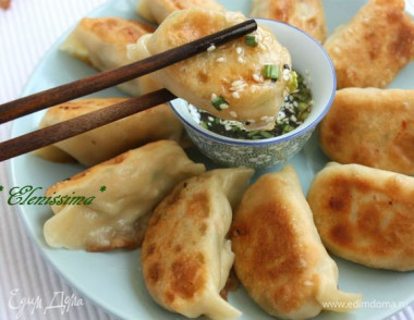 китайские пельмени жареные