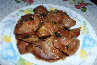 Печень по-восточному