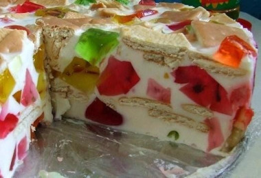 Желейный торт