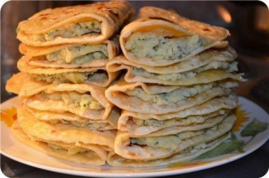 Лепешки с картошкой