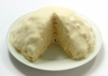 Творожный десерт со сгущенкой