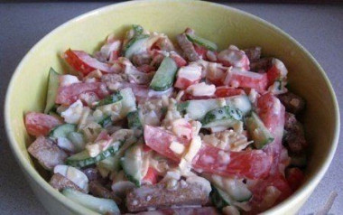 Салат "Сырная хрустяшка"