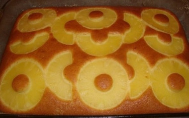 Пирог с ананасом "Таити"