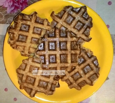 ДИЕТИЧЕСКИЕ ЯБЛОЧНЫЕ ВАФЛИ В МУЛЬТИПЕКАРЕ